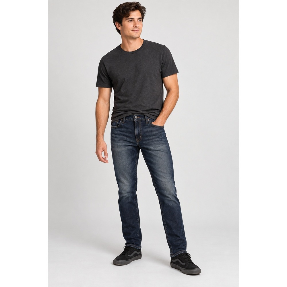 George Slim Fit Classic Dark Wash Denim Jeans 30x30 Casual Everyday Wear Men